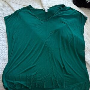 Emerald Green Women's Sleeveless Tunic
